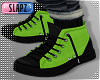 !!S Black Green 1 Shoes