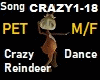 CRAZY REINDEER Pet+Song