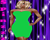 Skin Tight Dress Green