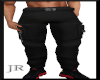 [JR] Cargo Pants Black