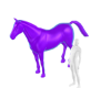 Rideable Purple Horse