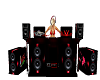 red and black djbox