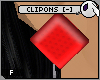 ~DC) ClipOns F [red]