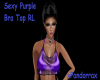 Sexy Purple Bra Top