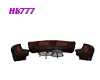 HB777 Leather Sofa Set 
