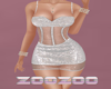 Silver Glitter Dress