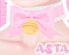 A. Pink bowy collar