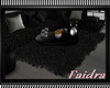 Fur Rug blk