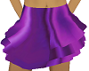 mini skirt purple satin