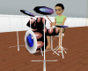 Animated drumset