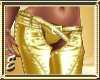 Gold leather Pant