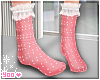 pink socks lace