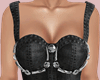 E* Black Denim Tank
