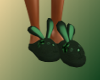 Shamrock Bunny Slippers