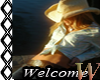 CowGirl Welcome Sign