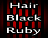 Hair Black Ruby