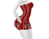 red bandana dres