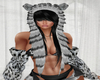 Leo Fur Hat Black