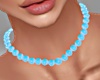 Pearls Collar Blue