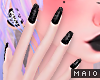 🅜 OUIJA: black nails