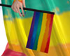 R Hand Pride Flag Unisex