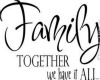 family sign