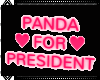 panda neon sign
