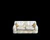 white gold 2 seat couch