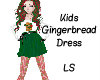 Kids Gingerbread Dress