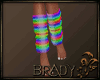 [B]rainbow leg warmers