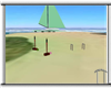  (AN) Beach Croquet Game