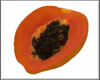 Half Slice of Papaya