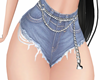 BABE Silver Shorts