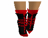 (goto) sexy red/blk boot