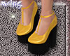 w. Doll Shoes Mustard