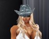 Country blue Cowgirl Hat