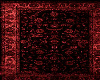 (V) Red vintage rug