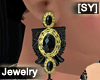 [SY]black beauty Earring