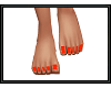{G} Orange Bare Feet