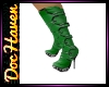(DS) STud Toe boot green