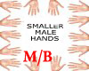 IIROZII SMALL MALE HANDS