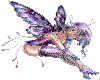 Glittery purple fairy