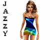 Jazzy-Rainbow Mini Dress