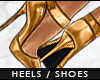 - metallic heels  -
