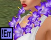 !Em Purple Flower Lei 