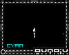 死 Cyan Particle Stars