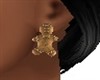 GINGERBREAD MAN EARRINGS