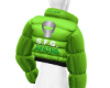 F Lime SFG Puffer Coat