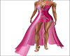 Pink-Copper Evening Gown