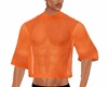 ORANGE SHEER TEE HALF